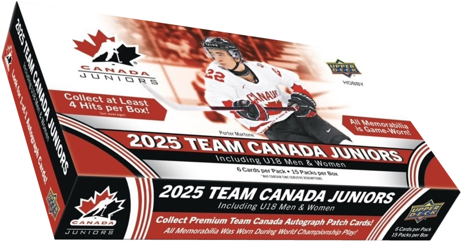 2025 Upper Deck Team Canada Juniors Hockey hobby box