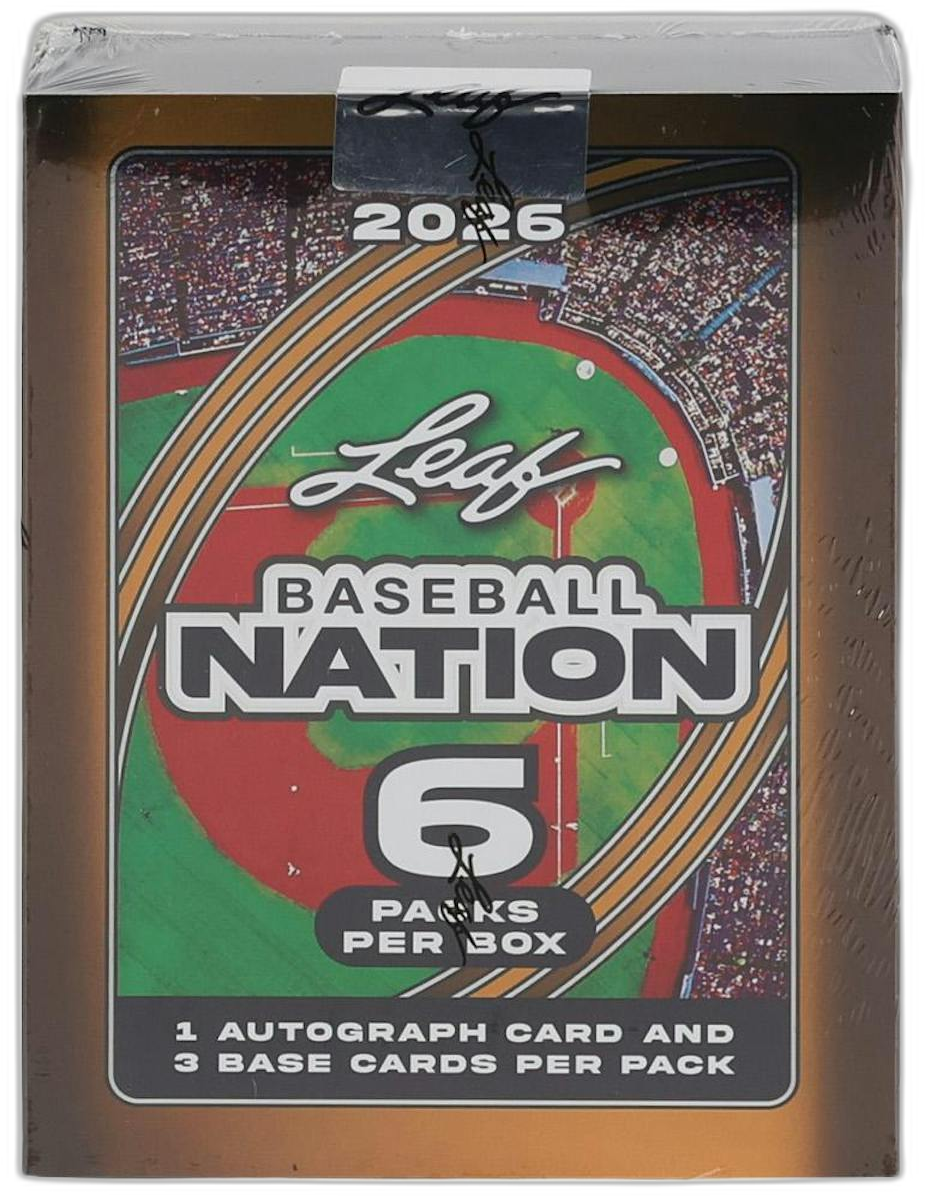 2026 Leaf Baseball Nation Baseball hobby box