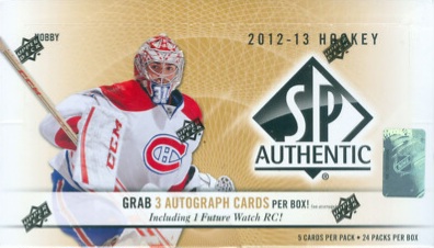 2012-13 SP Authentic hobby box