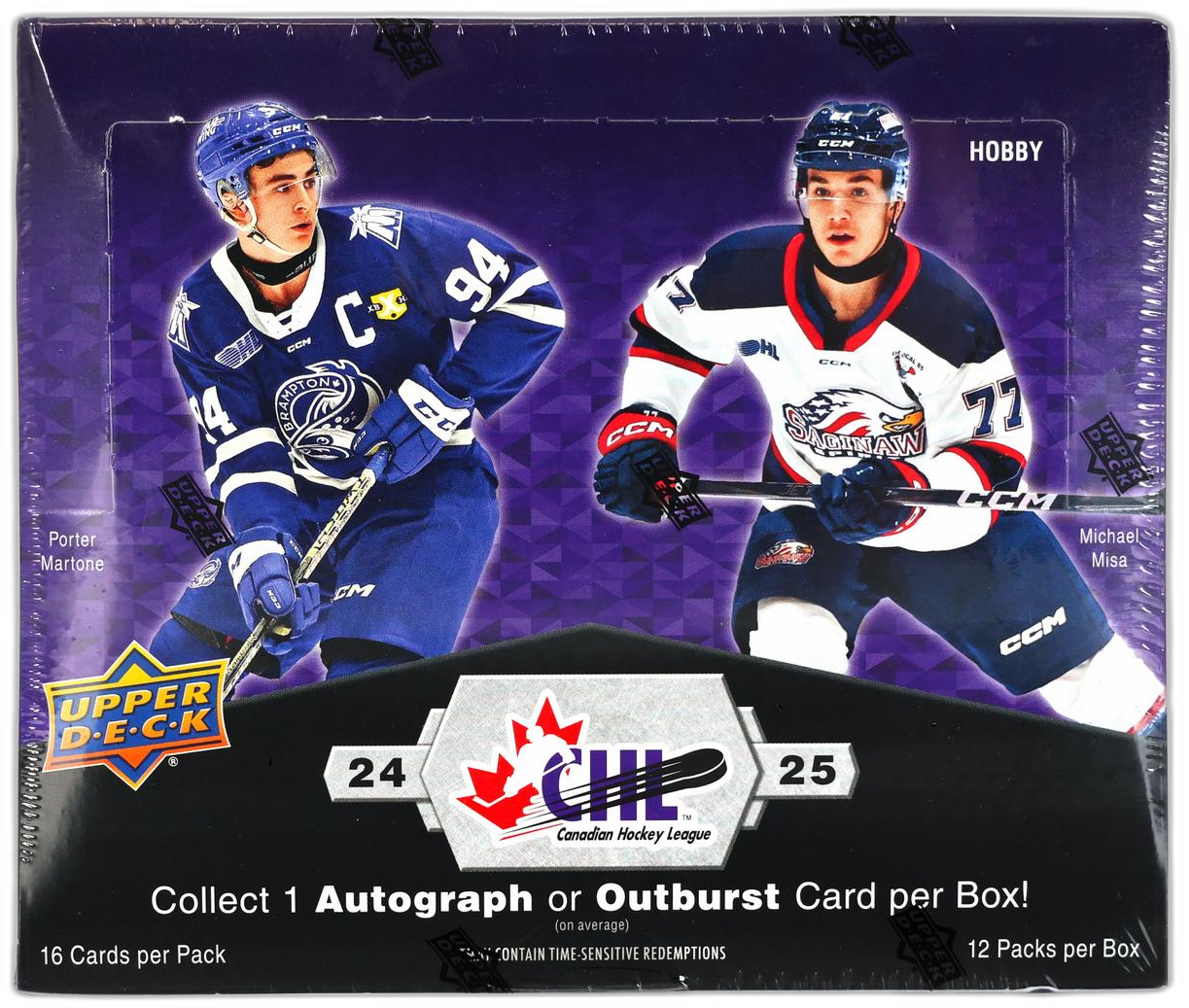 2024-25 Upper Deck CHL hobby box
