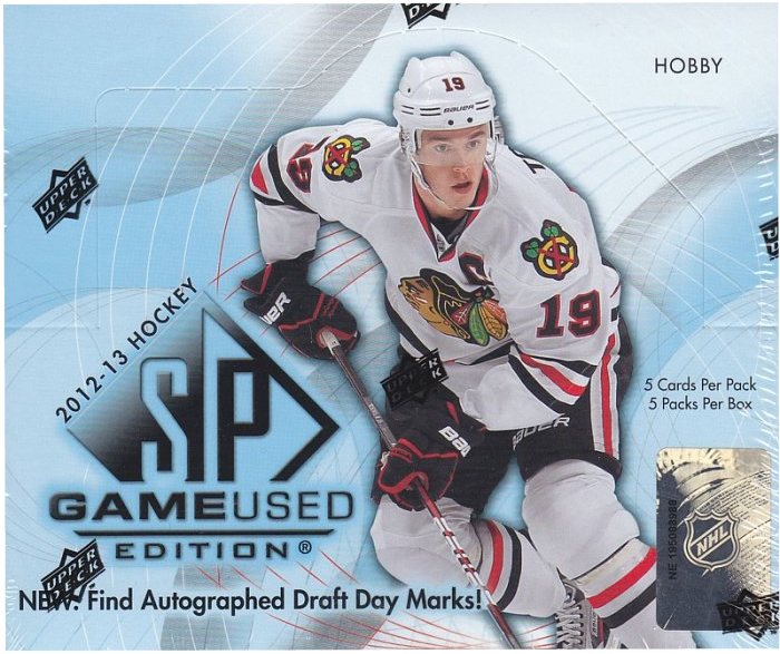 2012-13 SP Game Used hobby box