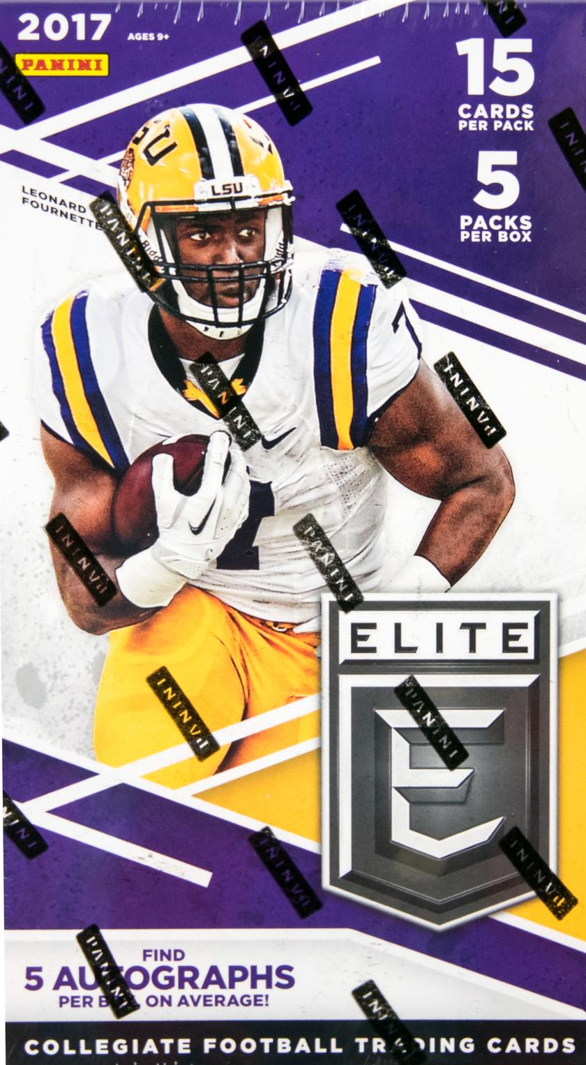 2017 Panini Elite Draft Picks Collegiate Football hobby box