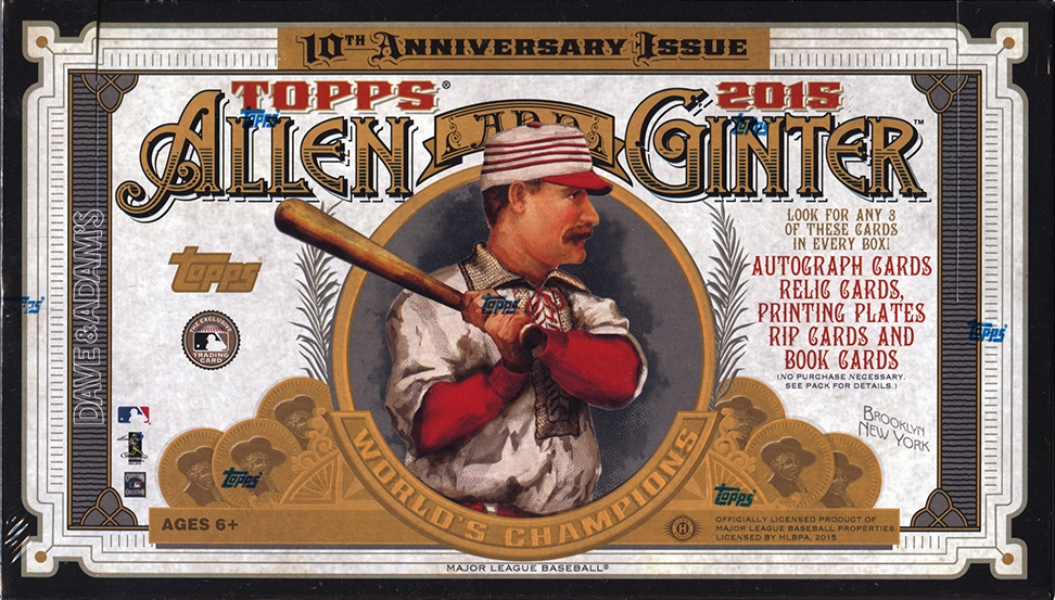 2015 Topps Allen Ginter hobby box