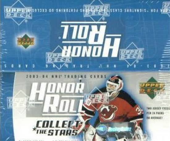 2003-04 Upper Deck Honor Roll hobby box