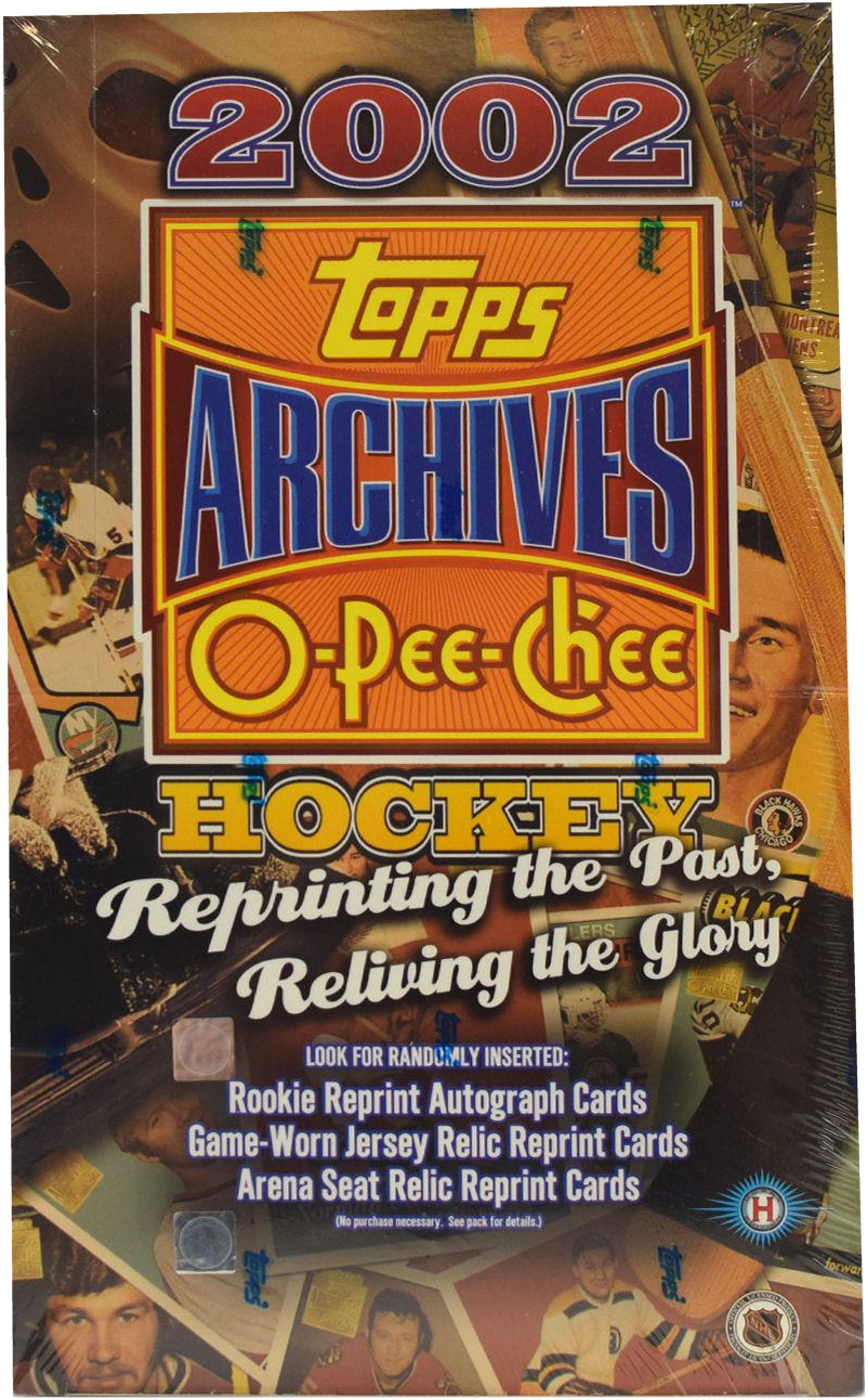 2001-02 Topps / O-Pee-Chee Archives hobby box
