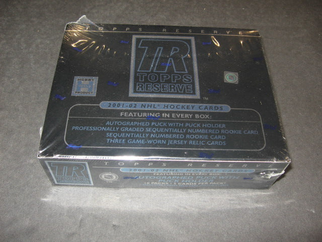 2001-02 Topps Reserve Hockey hobby box