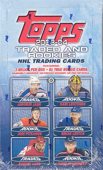 2003-04 Topps Traded & Rookies hobby box
